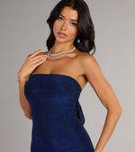 Ada Rhinestone Open Back Mini Dress