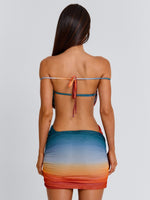 Regina Mini Dress Ocean Ombre