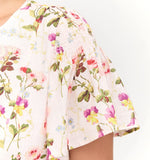 Couturebud The Dominique Dress - Pink Bluebonnet