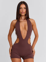 Paislei Playsuit Brown
