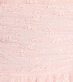 Lovely Nights Strapless Lace Ruffle Skater Dress