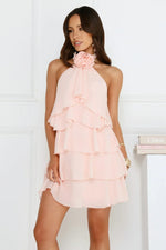 Pretty Wink Halter Mini Dress