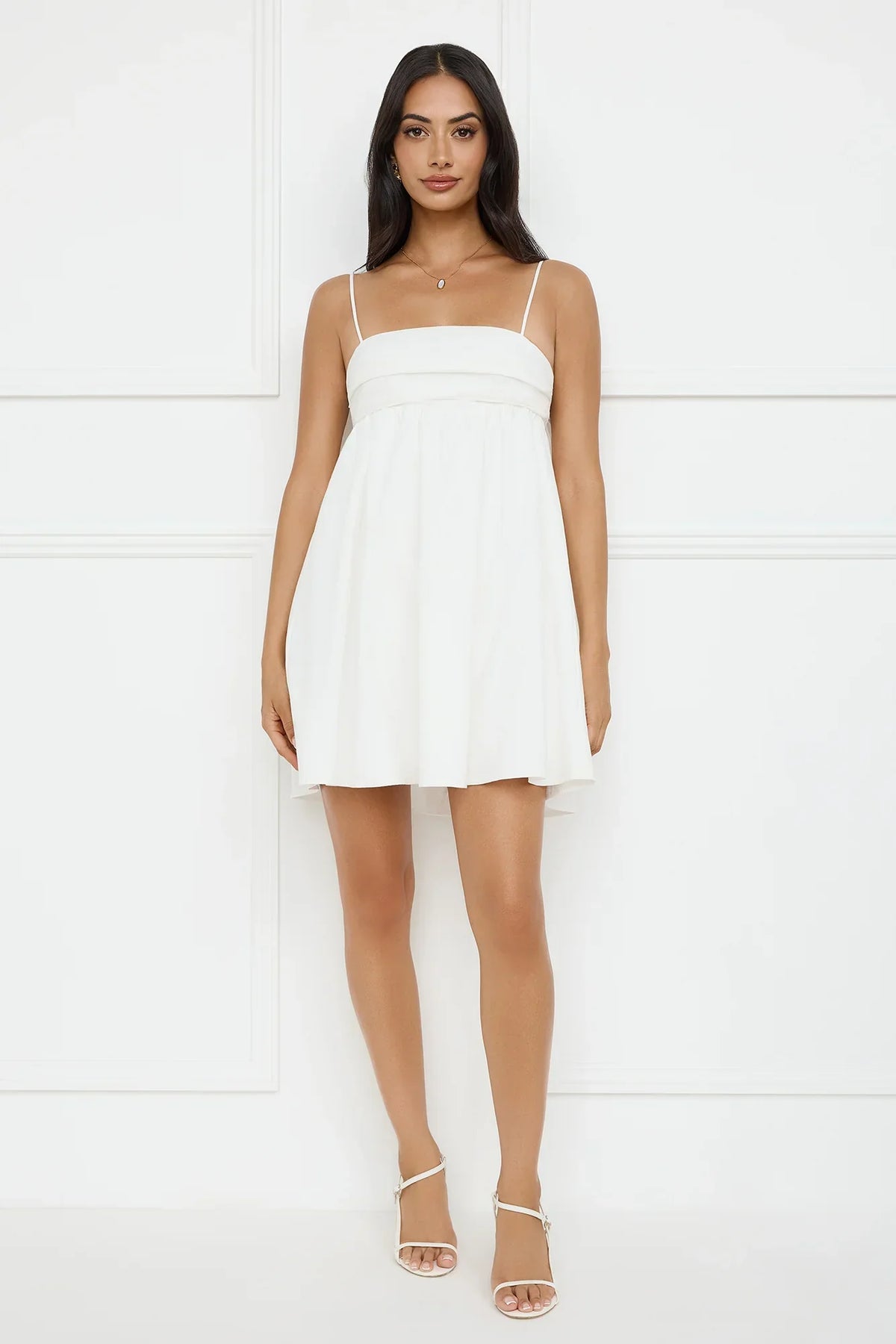 Sands Of Paradise Mini Dress White