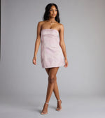 Jaimie Bow Lace-Up Mini Dress