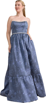 Ellapink Luxe Jacquard Dress | Made To Order