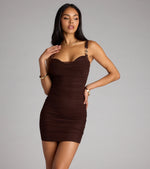 Crush Hour Mesh Mini Dress