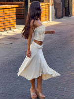 Val Crop Top Cream