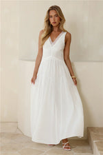 Salted Glow Maxi Dress White