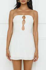 Coconut Love Strapless Mini Dress