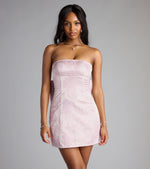 Jaimie Bow Lace-Up Mini Dress