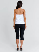 Eviene Capri Jumpsuit White/Black