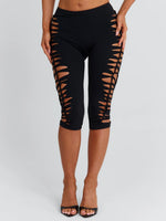 Zhera Capri Pants Black
