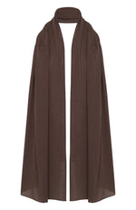 Coming Up Scarf Chocolate