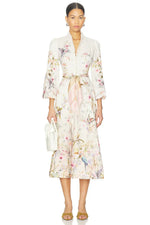 Rebellion Button Midi Dress