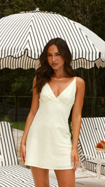 Halina Mini Dress - Yellow