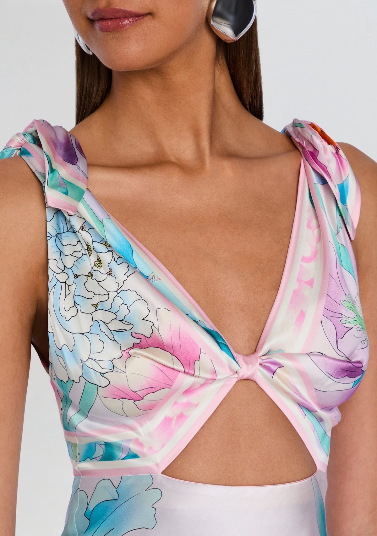Icelyn Silk Dress