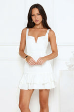 Moonlit Euphoria Mini Dress White