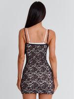 Michaela Mini Dress Brown