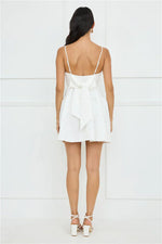 Softly Stunning Mini Dress White