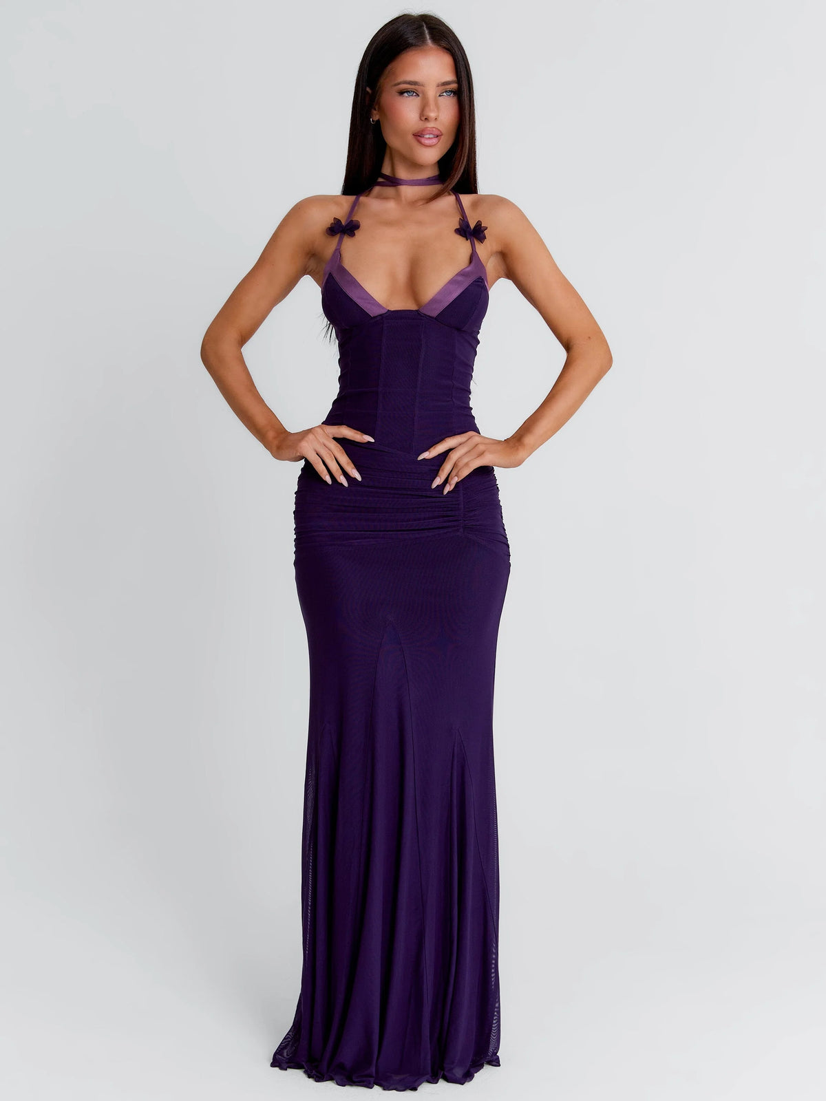 Ailiani Maxi Dress Purple