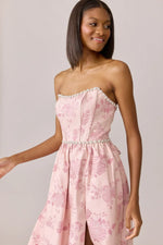 Ellapink Luxe Jacquard Dress | Made To Order