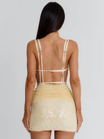 Deanna Mini Dress Yellow