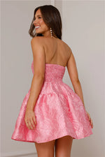 Silhouette Of Dreams Strapless Mini Dress