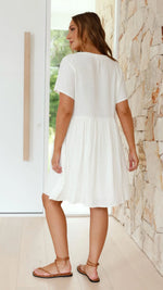 Courtney Mini Dress - White