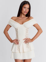 Adalyn Mini Dress Ivory