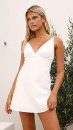 Halina Mini Dress - White