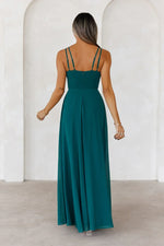 Frosted Bloom Maxi Dress