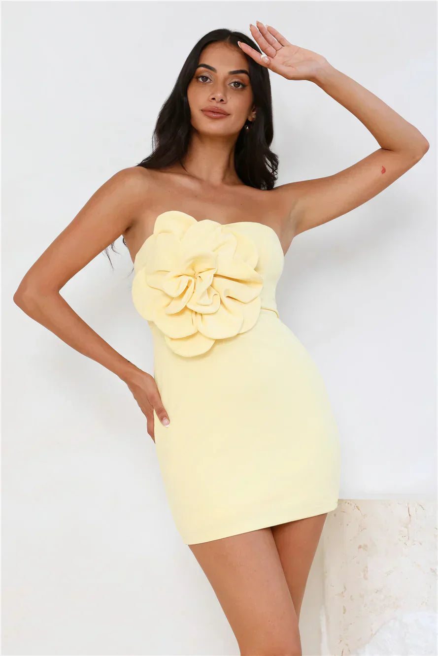 Wild Ivy Strapless Mini Dress