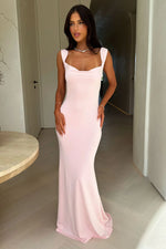 Elai Open Back Maxi Dress - Pink