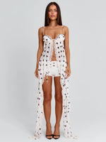 Ashlyne Shorts Cream Polka Dot