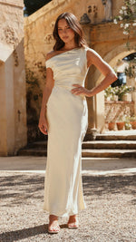 Auria Off Shoulder Maxi Dress - Yellow