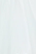Giving All Of Me Strapless Tulle Mini Dress White