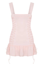 Rush In Mini Dress Baby Pink