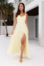 Frosted Bloom Maxi Dress