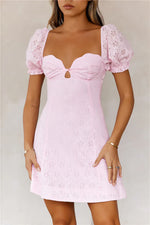 Strawberry Smoothie Mini Dress