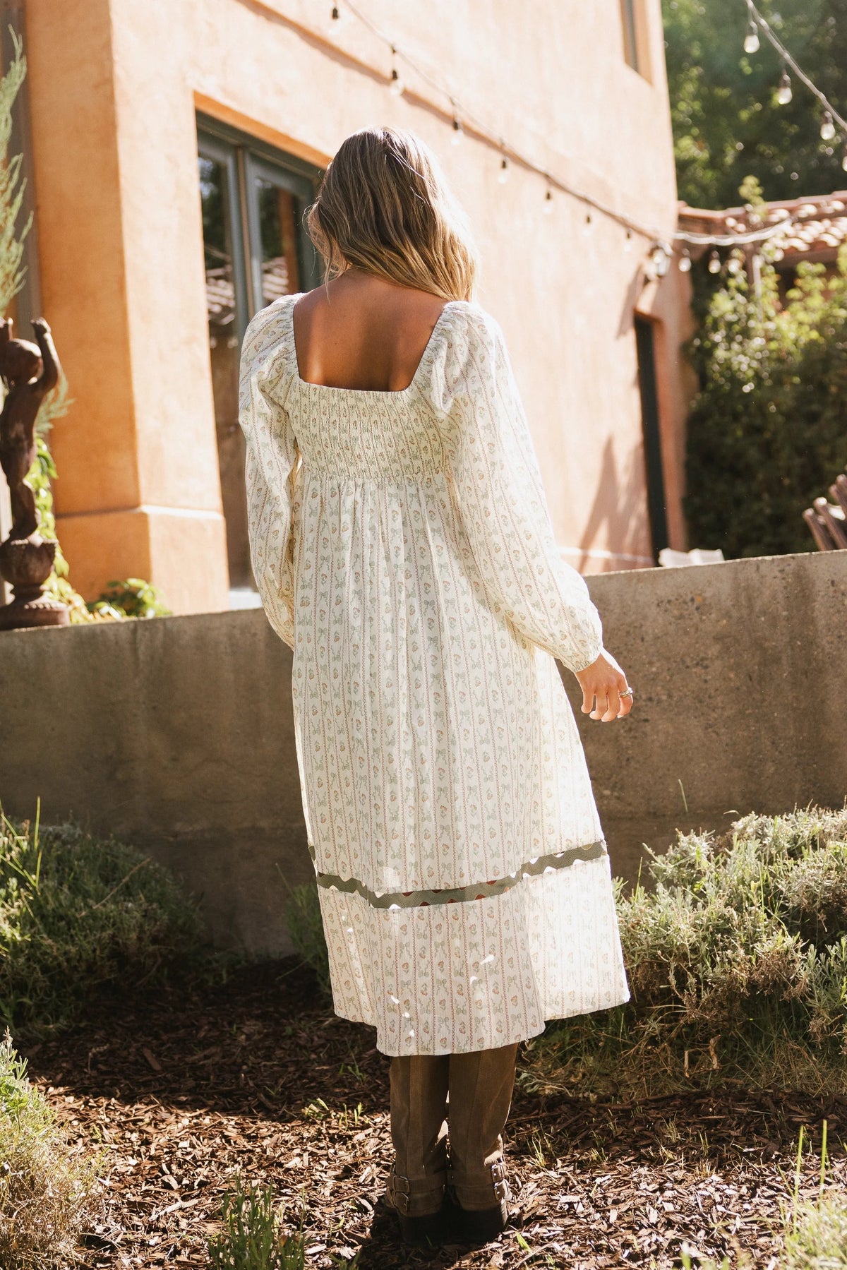 Mylo Bow Midi Dress