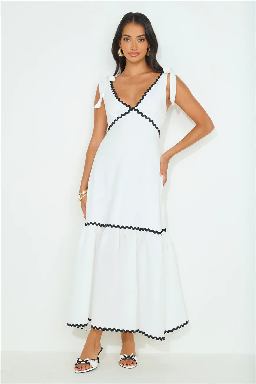 Sara Loves Maxi Dress White