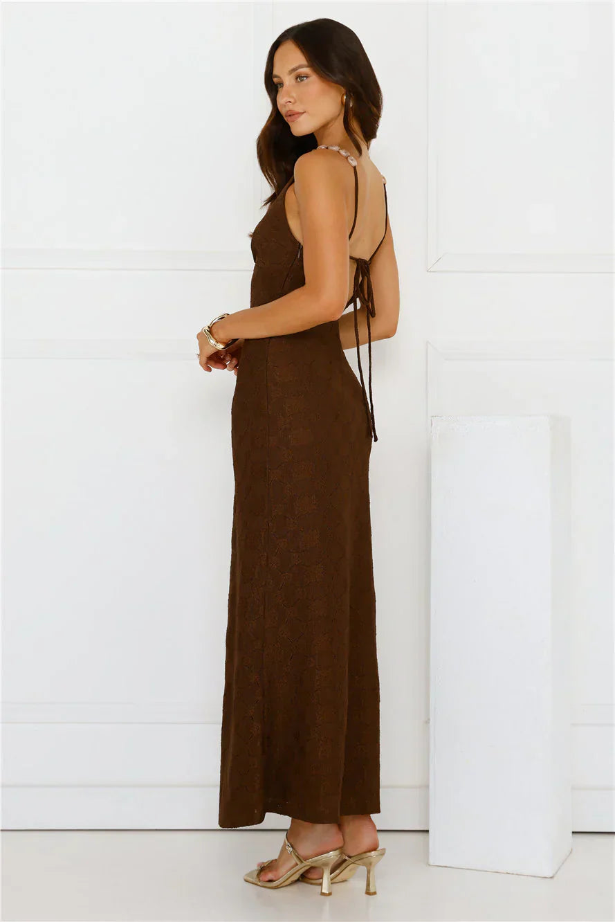 You Got This Maxi Dress Brown