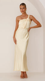 Greta Maxi Dress - Lemon