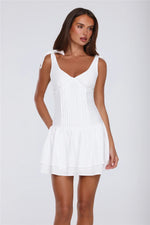 Heatwave Kiss Mini Dress White
