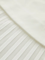 Halter Neck Strapless Pleated Mini Dress