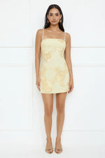 Songs Written Mesh Mini Dress