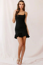 Emoji Bodycon Mini Dress Black