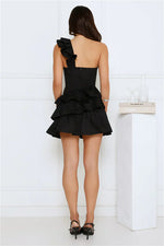 Precious Time One Shoulder Mini Dress