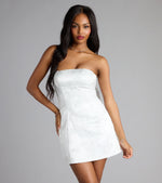 Jaimie Bow Lace-Up Mini Dress