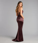 Gabbie Lace-Up Rhinestone Corset Formal Dress